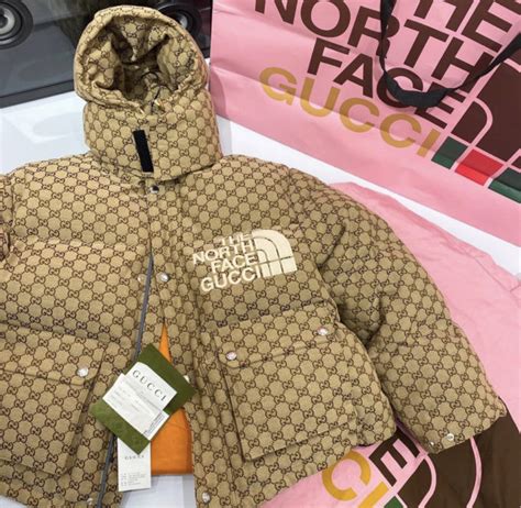 how much is the north face gucci jacket|north face Gucci hat price.